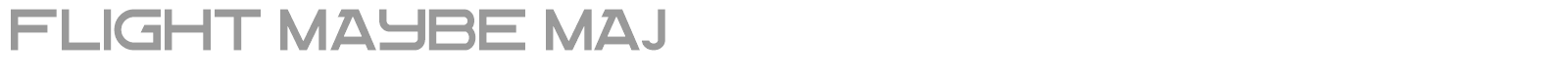 Flight Maybe font preview